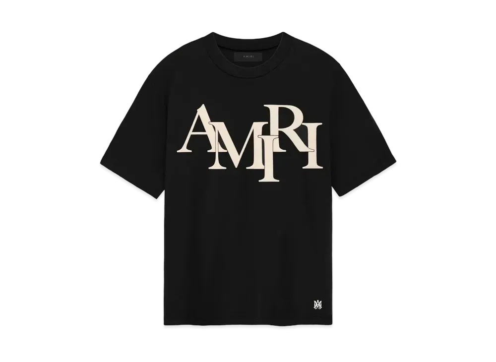 AMIRI Staggered Tee "Black"