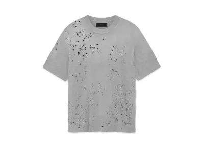 AMIRI Shotgun Embroidered Tee "Grey"