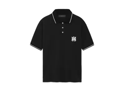 AMIRI MA Core Logo Polo "Black"