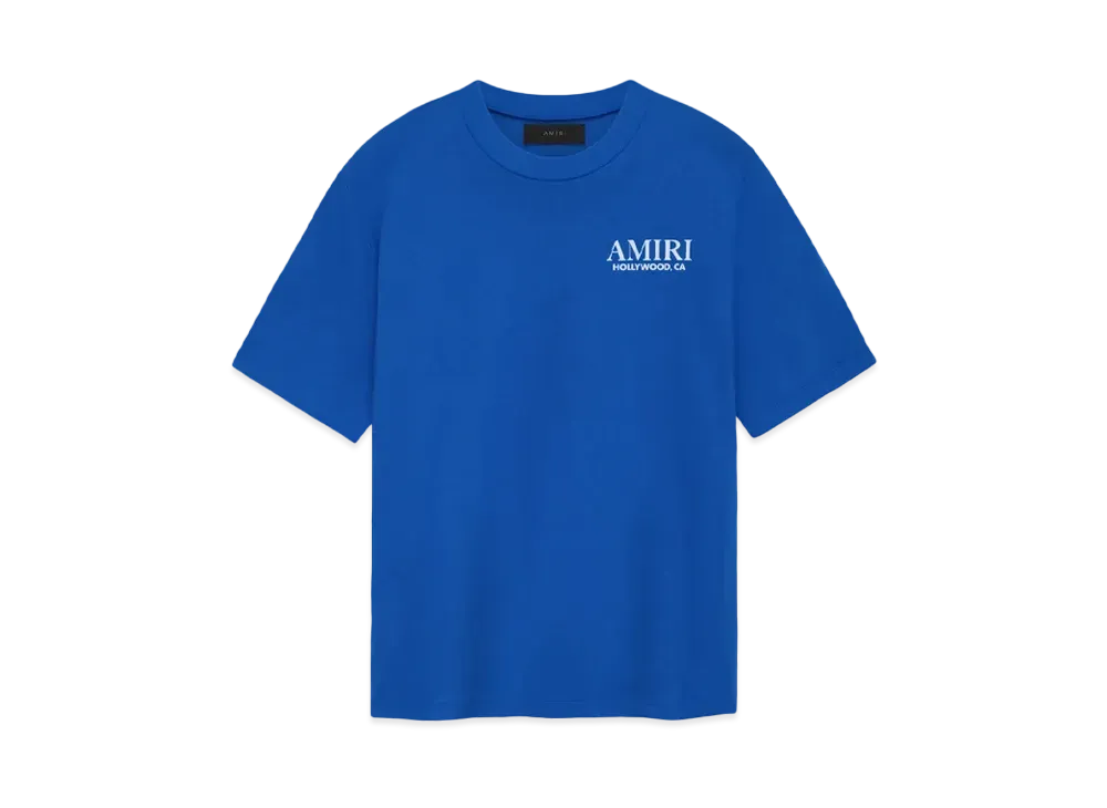 AMIRI Bones Stacked Tee "Blue"