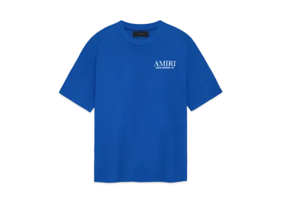 AMIRI Bones Stacked Tee "Blue"