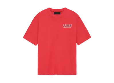 AMIRI Bones Stacked Tee "Red"