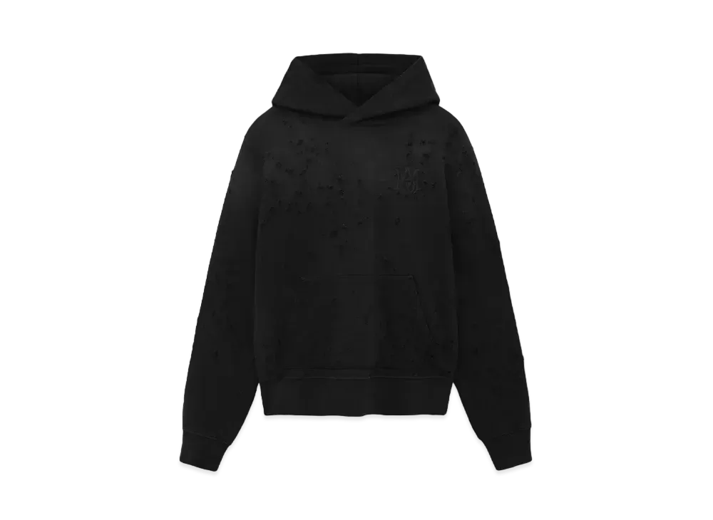AMIRI MA Shotgun Embroidered Hoodie "Black"