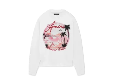 AMIRI Paradise Airbrush Crew "White"