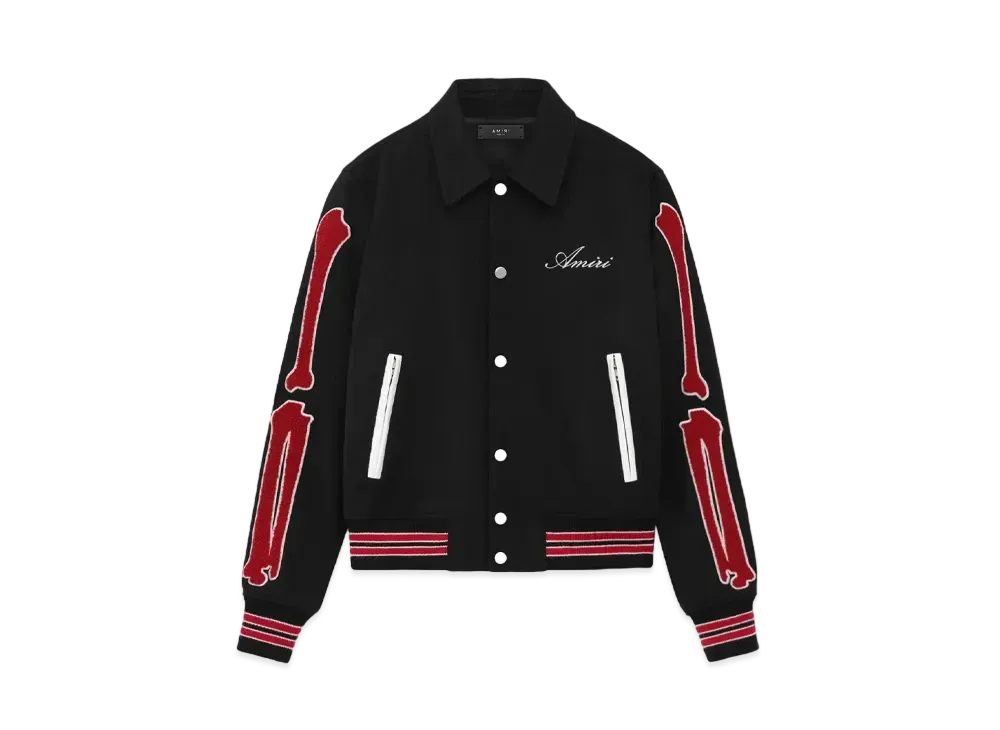 AMIRI Bones Jacket "Black Red"