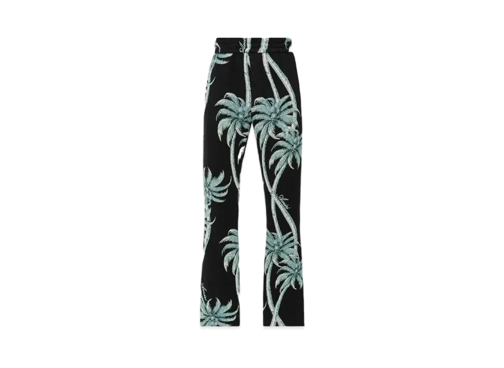 AMIRI Twisted Palms Tapestry Pant "Black"
