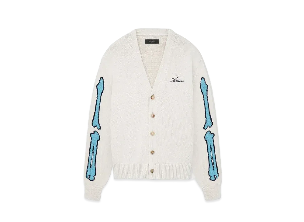 AMIRI Bones Cardigan "Birch"