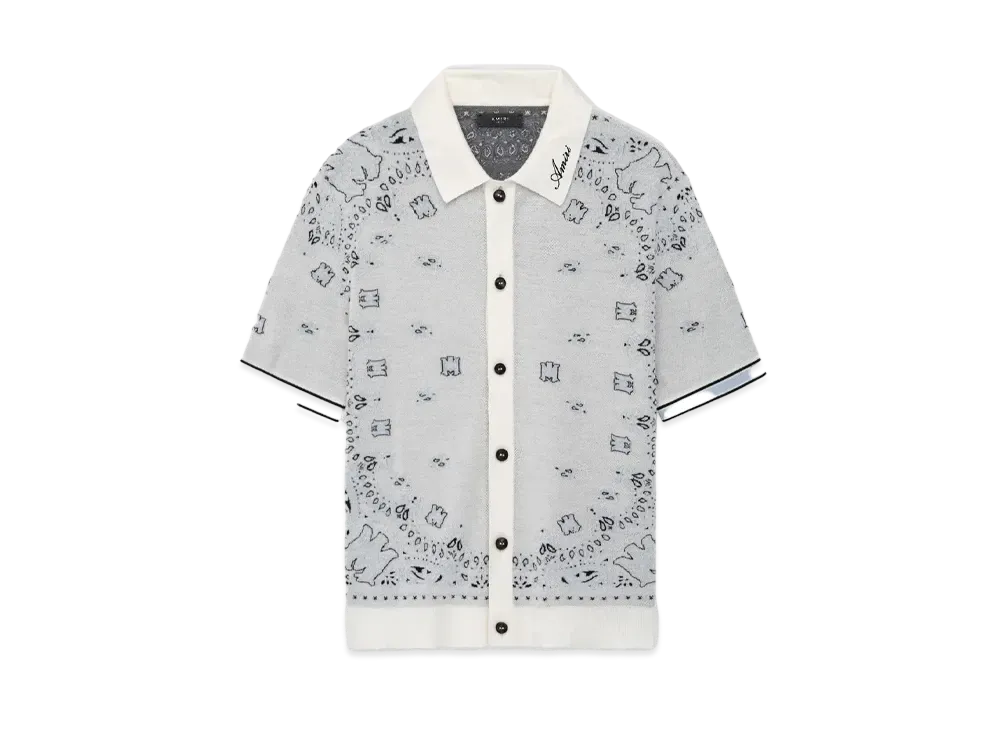 AMIRI Bandana Polo "White"