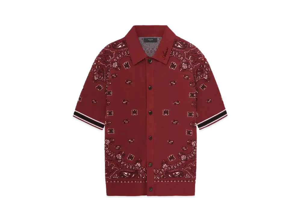 AMIRI Bandana Polo "Red"