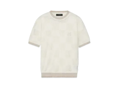AMIRI MA Checkered Tee "Birch"