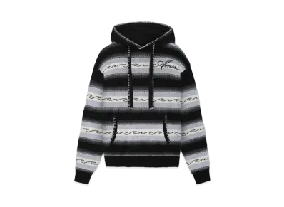 AMIRI Wave Baja Stripe Hoodie "Black"