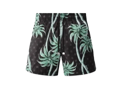 AMIRI Twisted Palms Swim Trunk "Black"