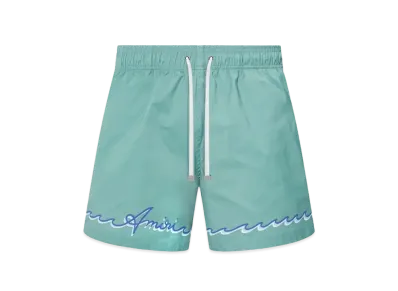 AMIRI Wave Swim Trunk "Sea Blue"