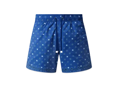 AMIRI MA Paisley Swim Trunk "Blue"