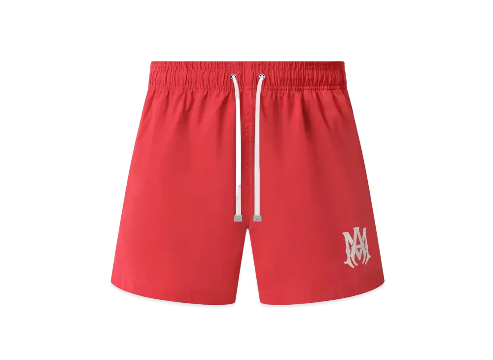 AMIRI MA Core Logo Swim Trunk "Red"