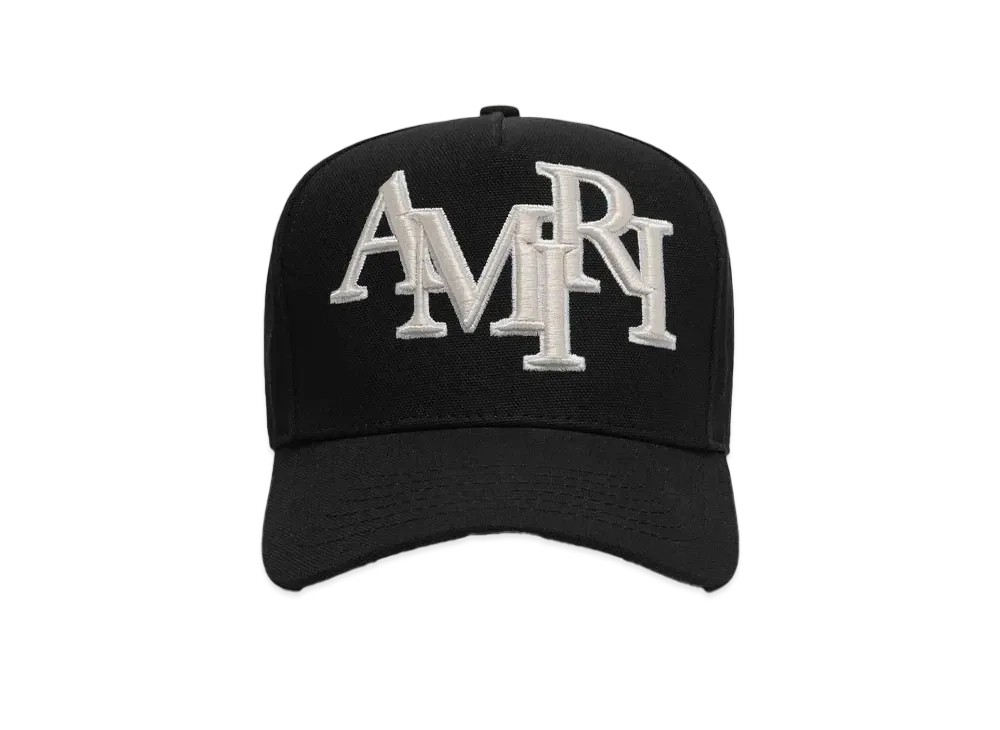 AMIRI Staggered AMIRI Canvas Hat "Black"