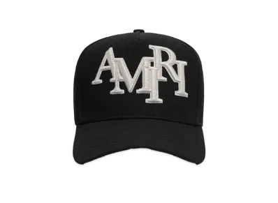 AMIRI Staggered AMIRI Canvas Hat "Black"