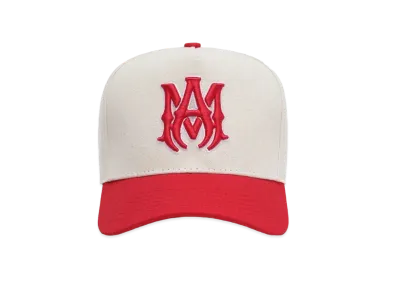 AMIRI MA Canvas Hat "Alabaster Red"