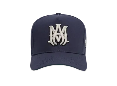 AMIRI MA Staggered AMIRI Full Canvas Hat "Navy Of White"