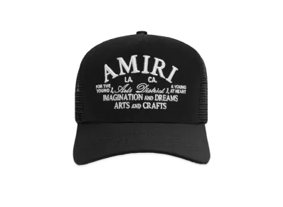 AMIRI Arts District Trucker Hat "Black"