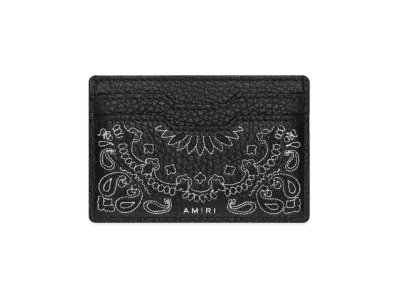 AMIRI Bandana Card Holder "Black"