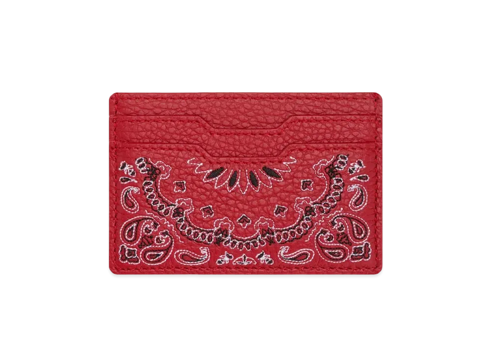 アミリ バンダナカードホルダー "レッド"