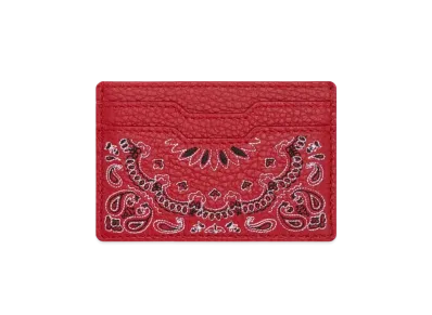 AMIRI Bandana Card Holder "Red"