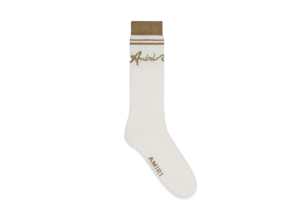 AMIRI Wave Socks "Toasted Coconut"