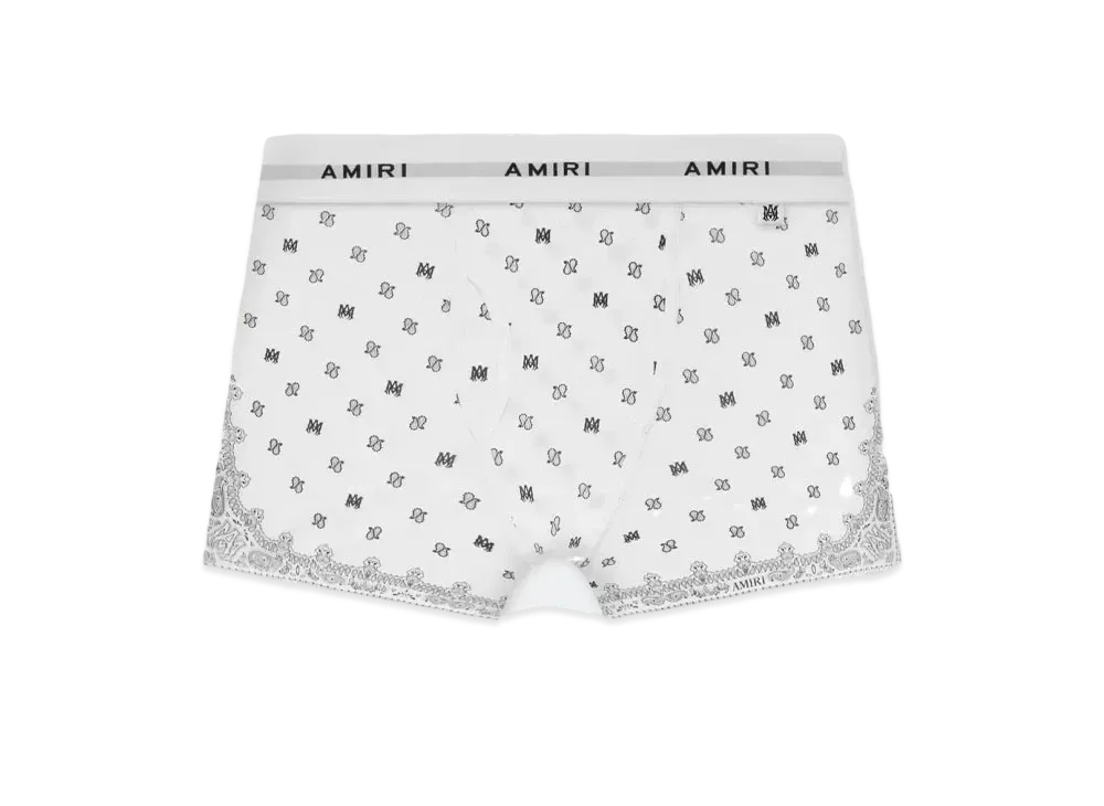 AMIRI MA Paisley Briefs 2 Pack "White"