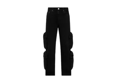 AMIRI Women'S Baggy Cargo Jean "Black"
