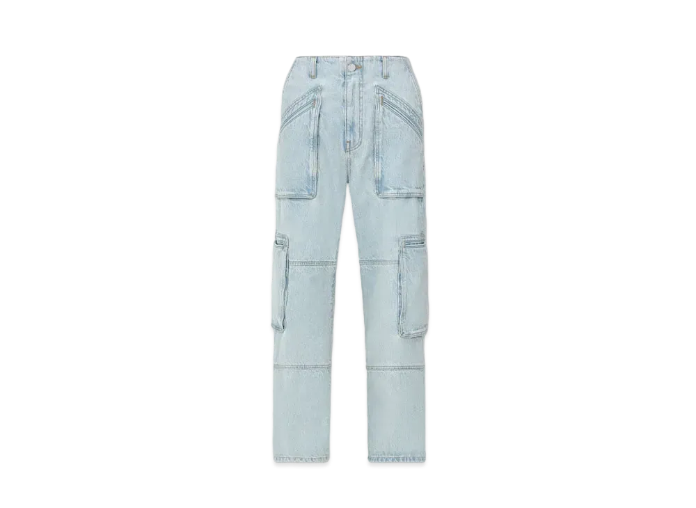 AMIRI Women'S Cargo Loose "Light Indigo"