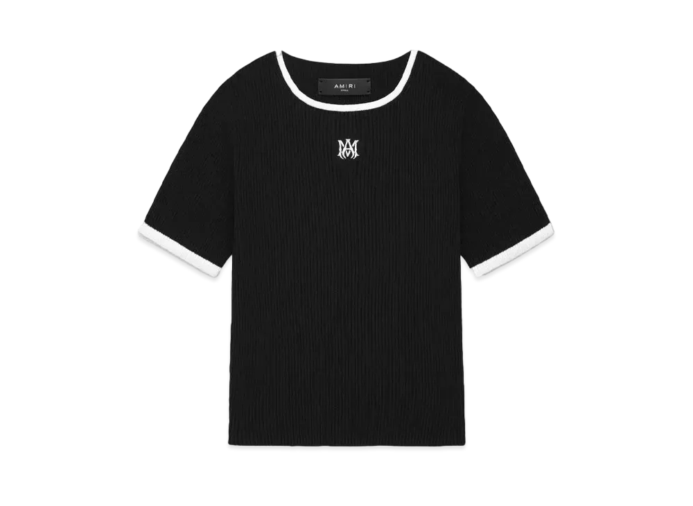 AMIRI Women's MA Baby Tee "Black"