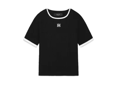 AMIRI Women's MA Baby Tee "Black"