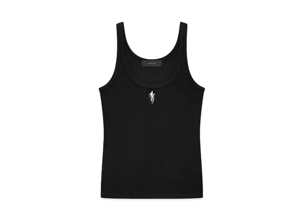 AMIRI Women's Rib Tank "Black"