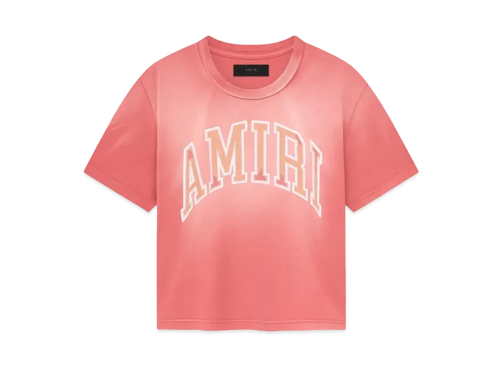 AMIRI Women's Vintage Baby Tee "Flamingo Pink"