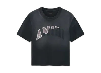 AMIRI Women's Vintage Baby Tee "Aged Black"
