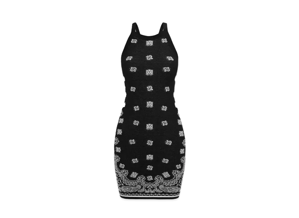 AMIRI Women's Bandana Dress "Black"