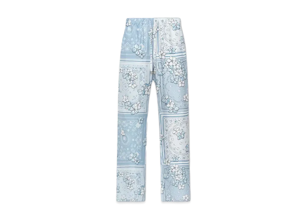 AMIRI Women'S Bandana Floral Pj Pant "Cerulean"