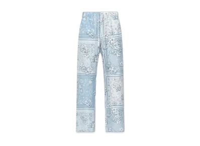 AMIRI Women'S Bandana Floral Pj Pant "Cerulean"