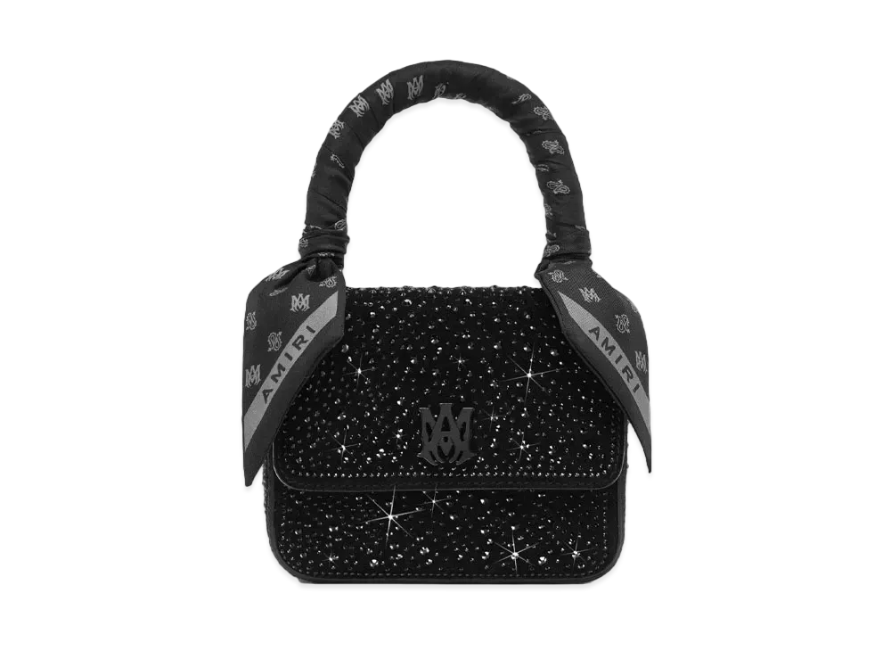 AMIRI Crystal Micro MA Bag "Black"