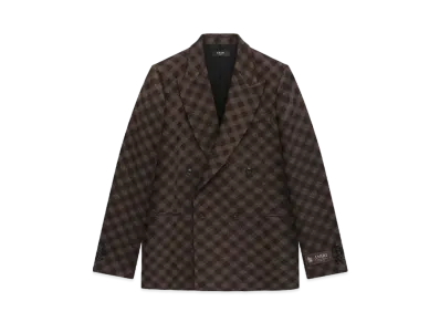 AMIRI Ma Quad Double-Breasted Blazer "Dark Brown"