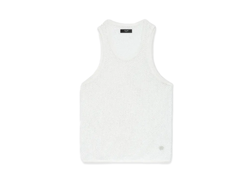 AMIRI Crystal Tank Top "White"