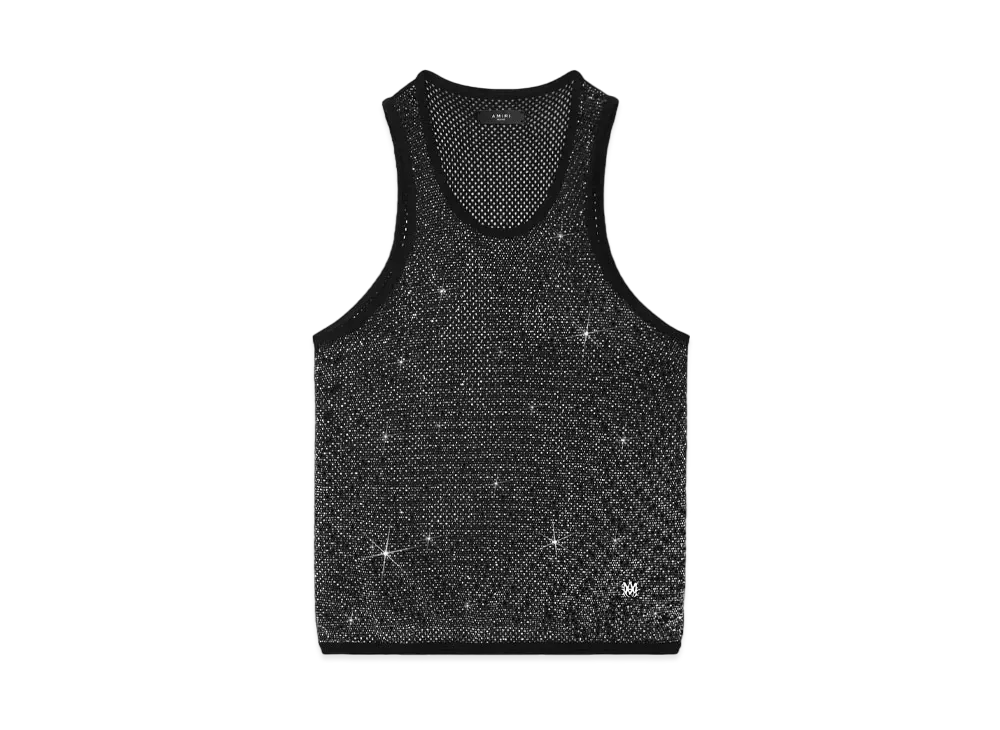 AMIRI Crystal Tank Top "Black"