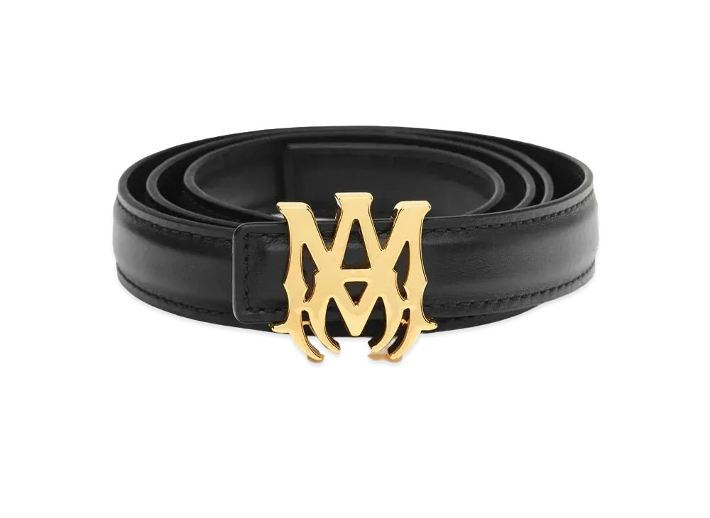 AMIRI Ma 2 Cm Belt "Gold"