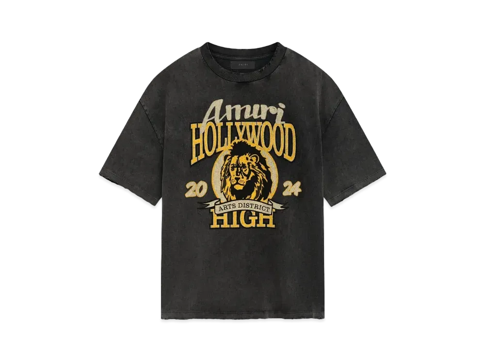 AMIRI High Lion Skater Tee "Black"