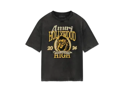 AMIRI High Lion Skater Tee "Black"