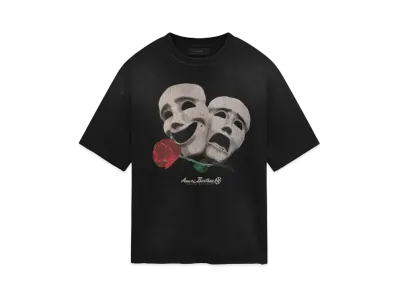 AMIRI Theatre Masks Oversized Tee "Black"