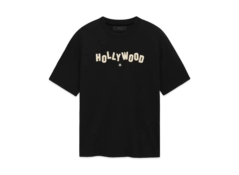 AMIRI Hollywood Shotgun Oversized Tee "Black"
