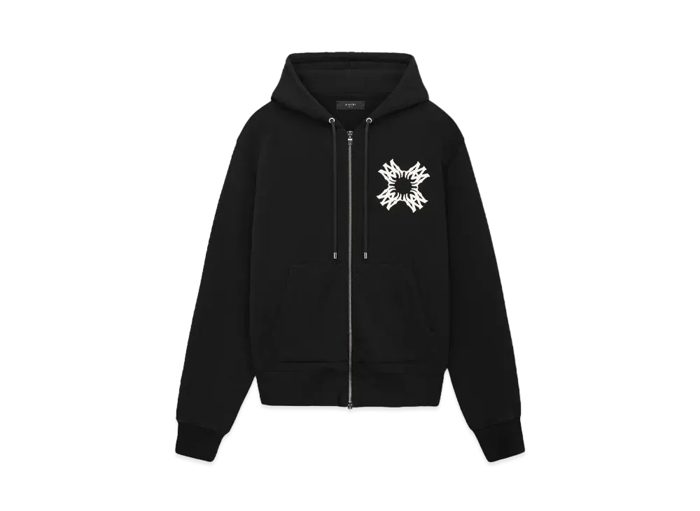 AMIRI Ma Quad Zip Up Hoodie "Black"