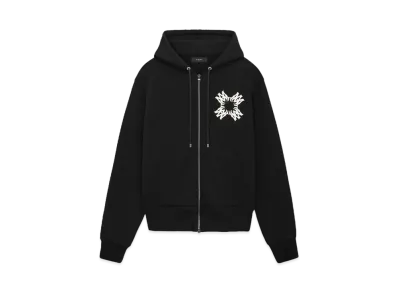 AMIRI Ma Quad Zip Up Hoodie "Black"